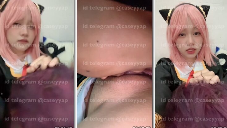 Caseyyap Cosplay Anya Forger Meki Dijilat