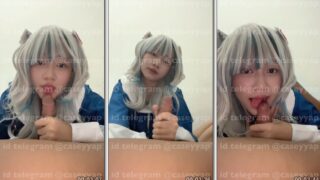 Caseyyap Cosplay Gawr Gura Nyepong